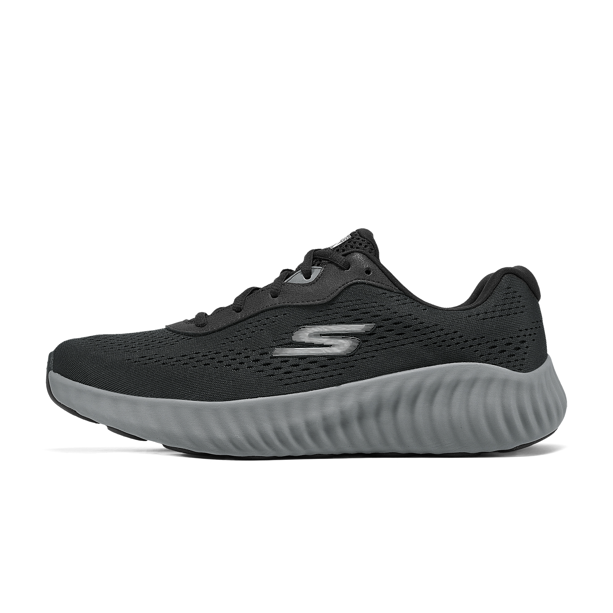 Skechers Cushioning, Wear Resistant Low Top Running Shoes Men's Black купить в интернет-магазине Yoocart с быстрой доставкой по России.