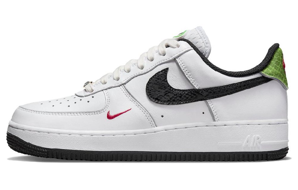 Nike Air Force 1 Low '07 Just Do It Snakeskin White Black Women's
