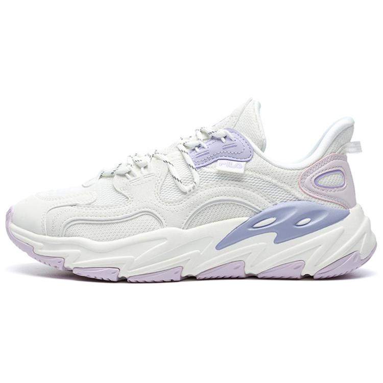 FILA Wave Low Top Shoes 'White Purple' Women's