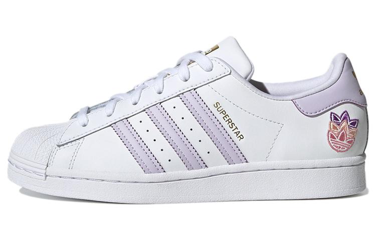 Adidas Superstar Trefoil White Purple Tint Women's