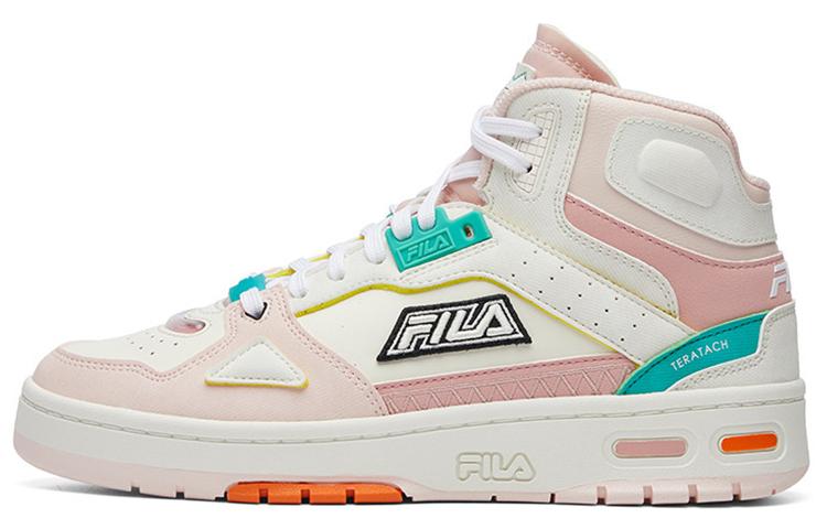 FILA FUSION Heritage Retro Basketball Shoes 'White Pink' Women's