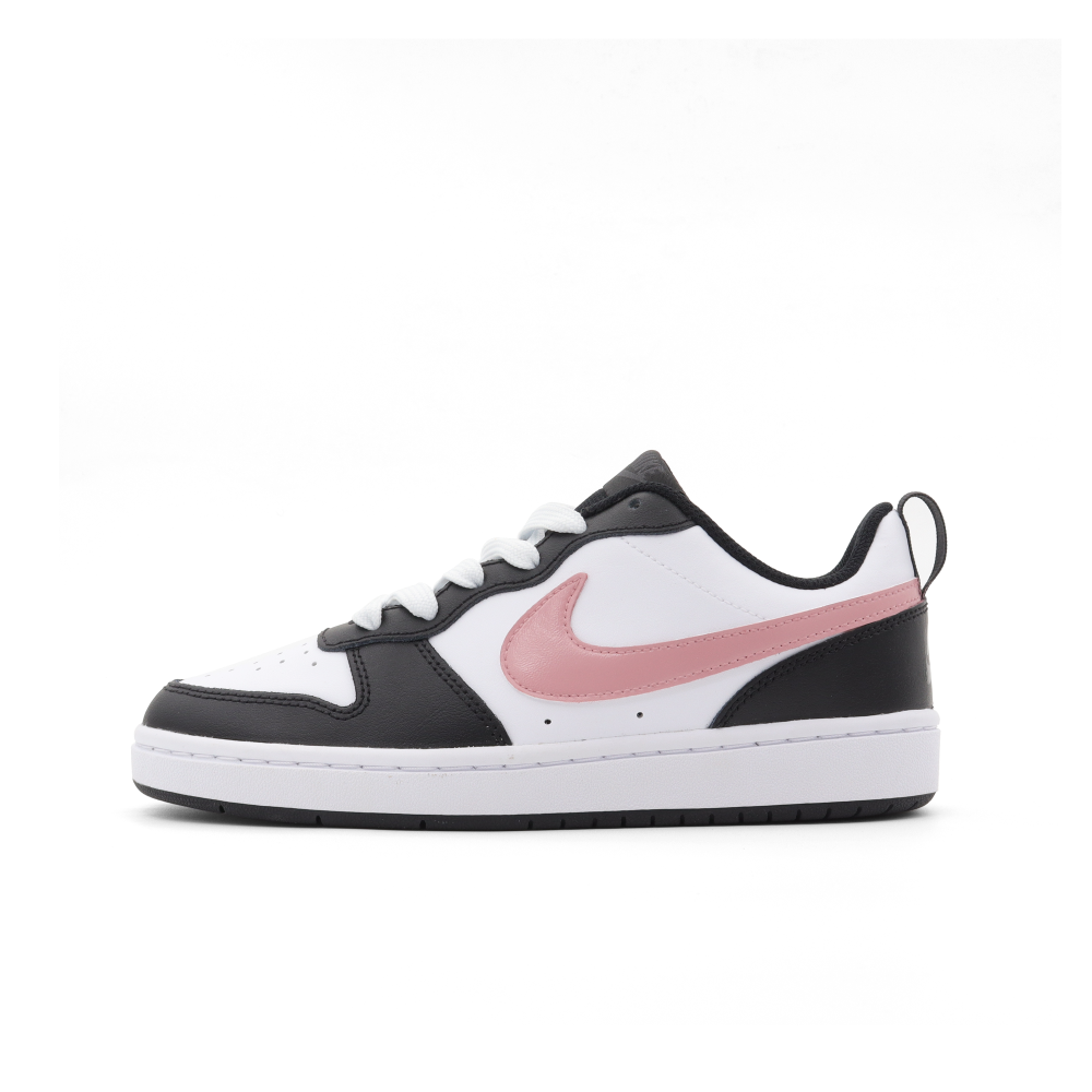 Nike Court Borough Low Naughty Doll, Succulent Berry Lightweight Low Top Skateboard Shoes GS Black Pink