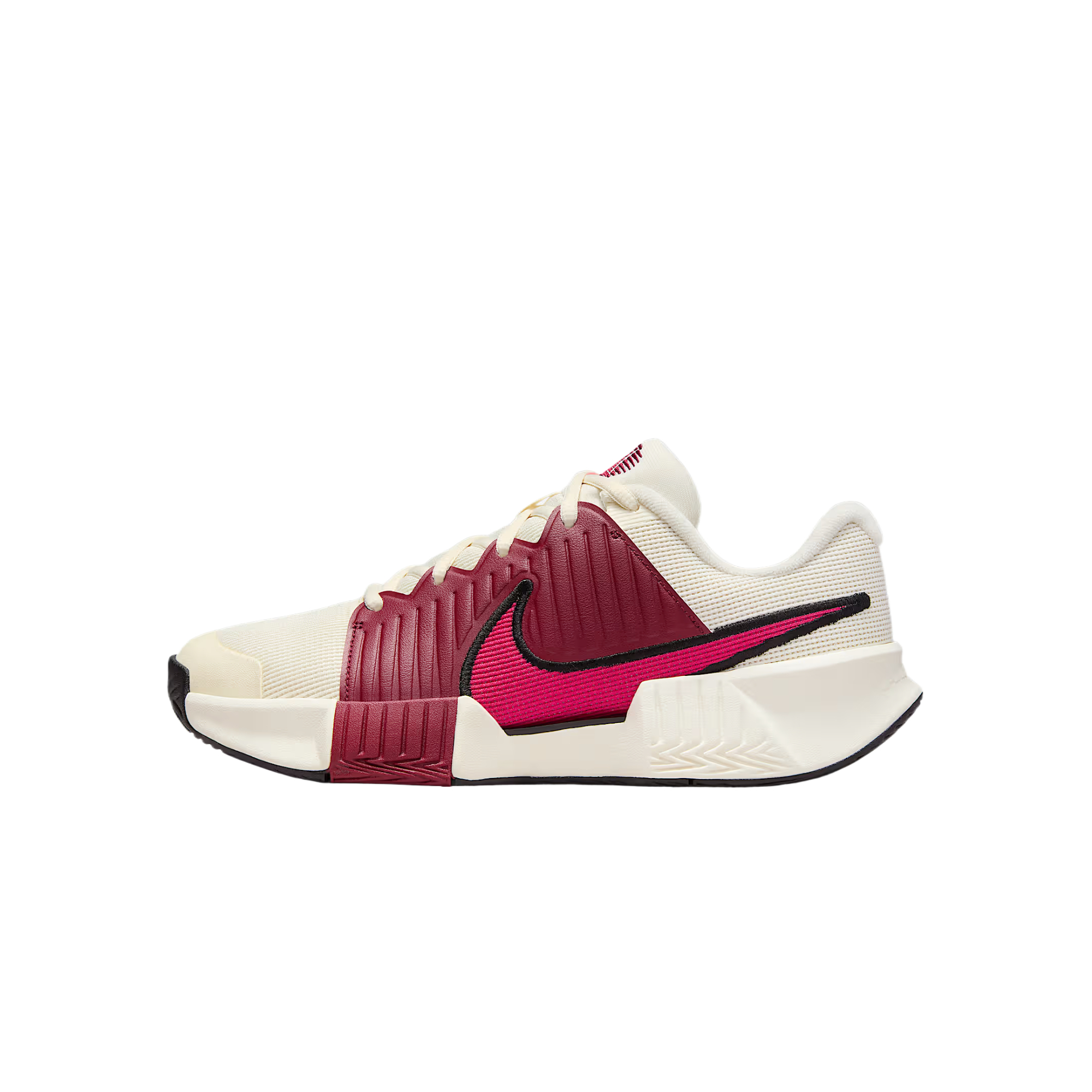Nike GP Challenge Pro Abrasion Resistant Low Top Tennis Shoes Women's Red White