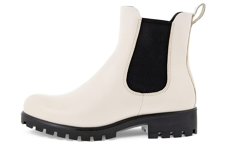 Ecco Modtray Short Chelsea Boots Women's Limestone White
