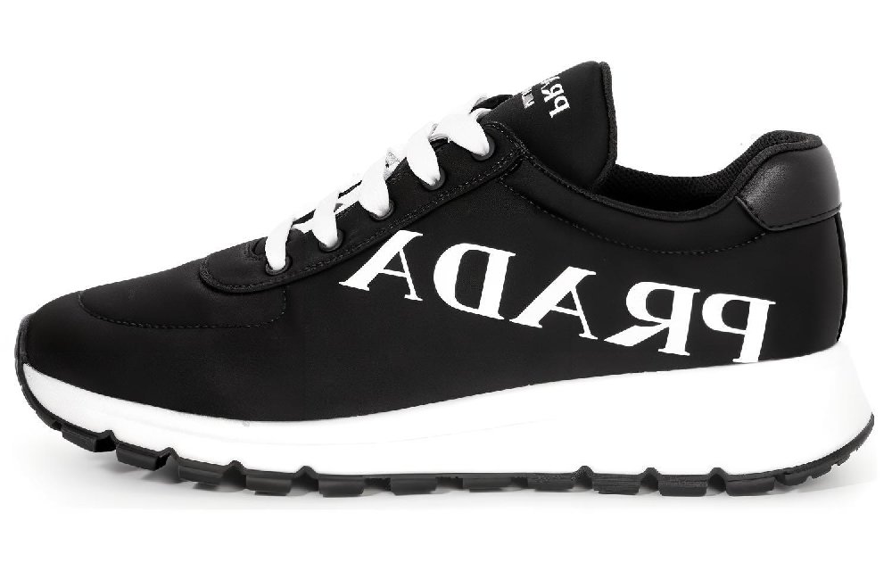 PRADA Low-Top Casual Shoes Women's Black White