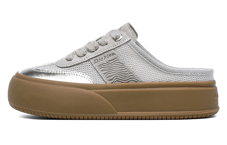 Dickies Rubber Sole Wrap-toe Slippers Women's Silver Gray