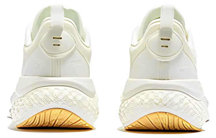 361° E Tough TR 2.0 Anti-Slip And Wear-Resistant Breathable Low-Top Running Shoes Women's White Cyan Yellow