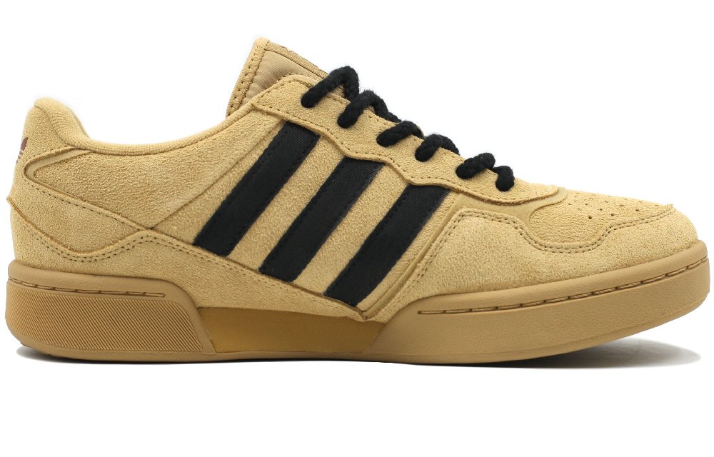 Adidas Originals Courtic Cushioning, Wear Resistant Low Top Skateboard Shoes Unisex Wheat