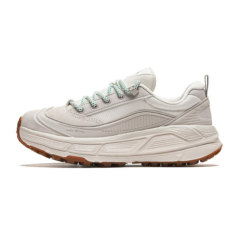 Anta Outing Cushioning Wear-Resistant Low-Top Casual Shoes Women's White Gray