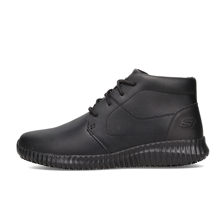 Skechers Relaxed Fit Cessnock Alesser SR High Top Casual Shoes Men's Black