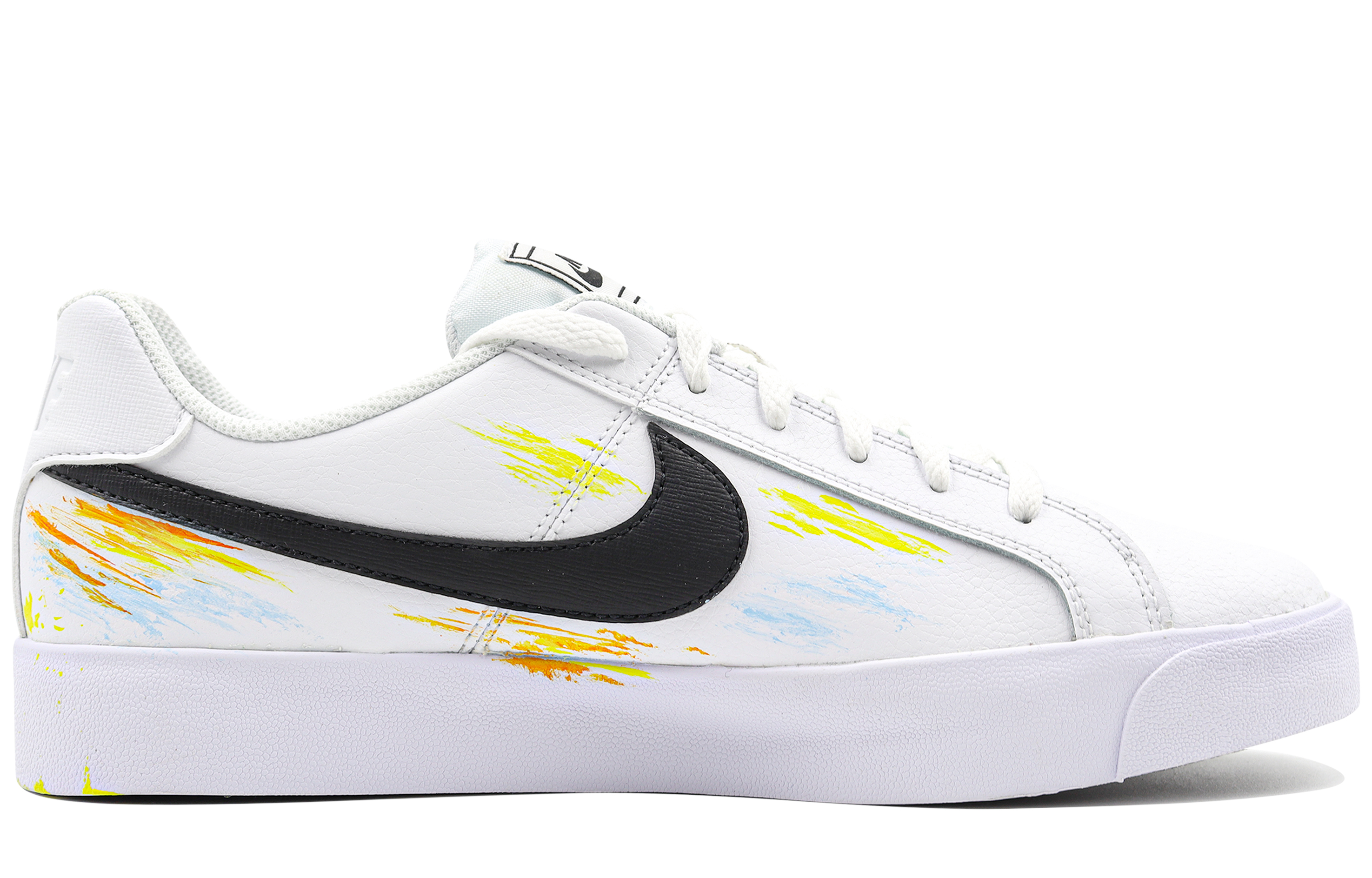Nike Court Royale Collection Skateboard Shoes Unisex Low Top Red/White/Yellow купить в интернет-магазине Yoocart с быстрой доставкой по России.