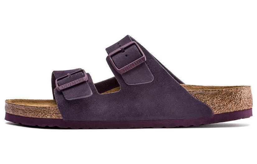 Birkenstock Slide Slippers Women's Grape Purple Regular