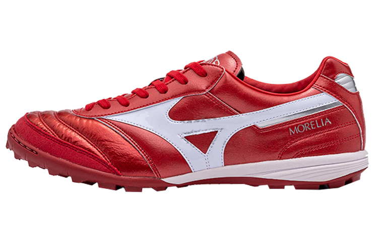 Mizuno TF Rubber Broken Studs Anti Slip Wear Resistant Soccer Shoes Men's Red
