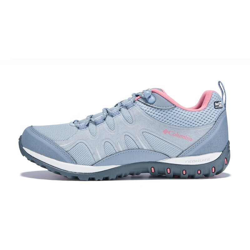 Columbia Cushioning Coverage Low-Top Outdoor Shoes Women's Blue Gray