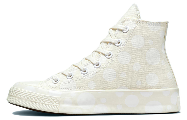 Converse Chuck Taylor All Star 70 Hi Polka Dots Egret White Egret Women's