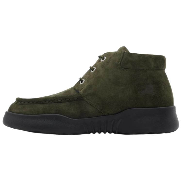Burberry Log Ankle Boots Men's Green