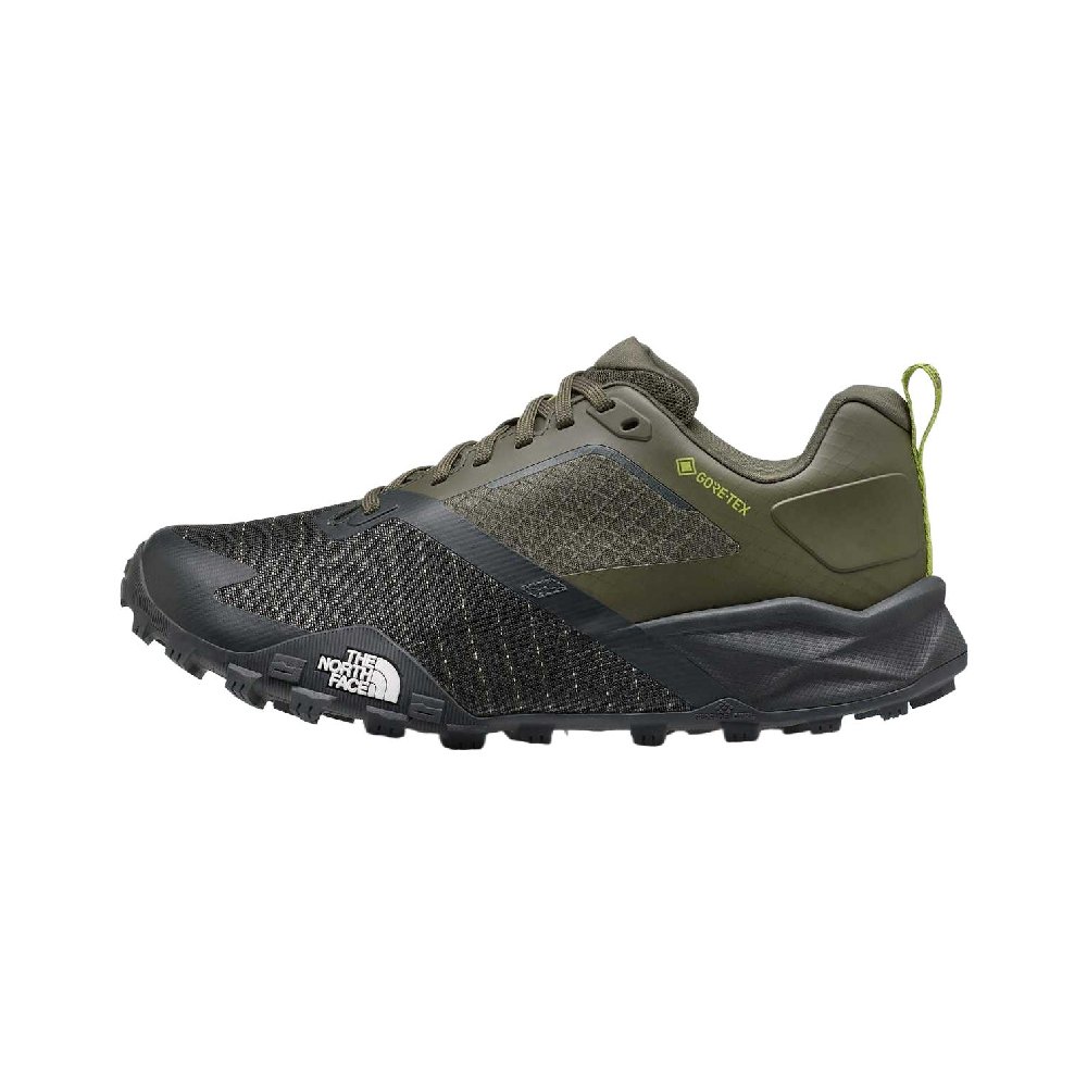 THE NORTH FACE Abrasion Resistant Slip Resistant Lightweight Low top Training Shoes Men's Olive Green