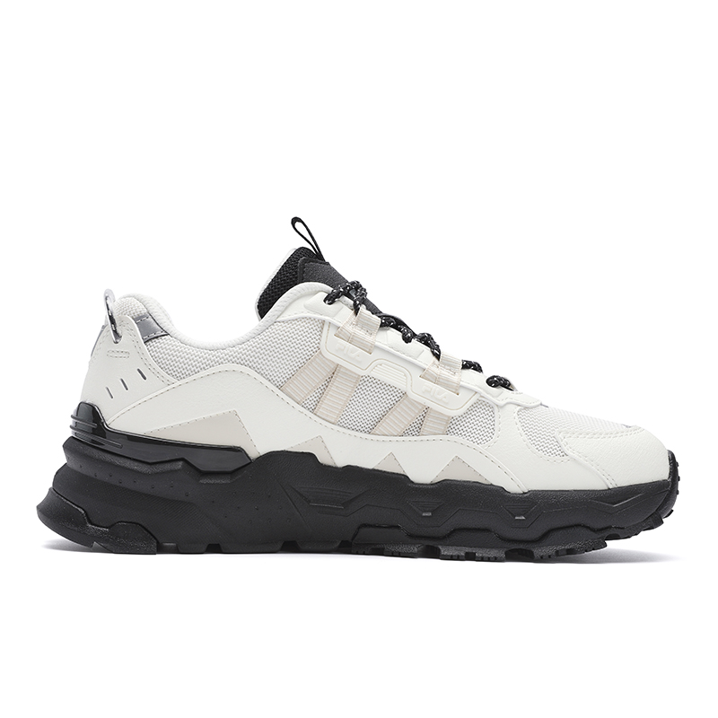 FILA Trek 1S Abrasion Resistant, Lightweight, And Breathable Low Top Running Shoes Women's White Black