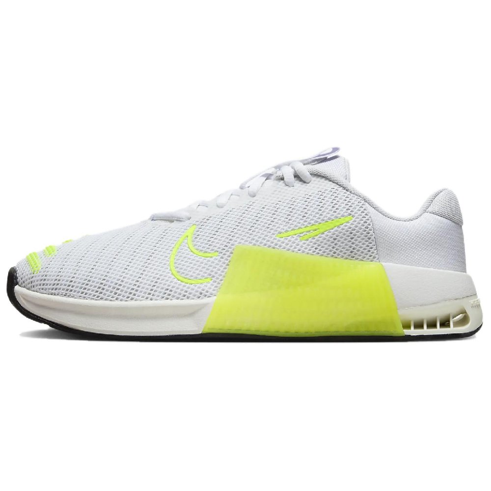 Nike Metcon 9 Breathable Low-Top Casual Running Shoes Women's White Yellow