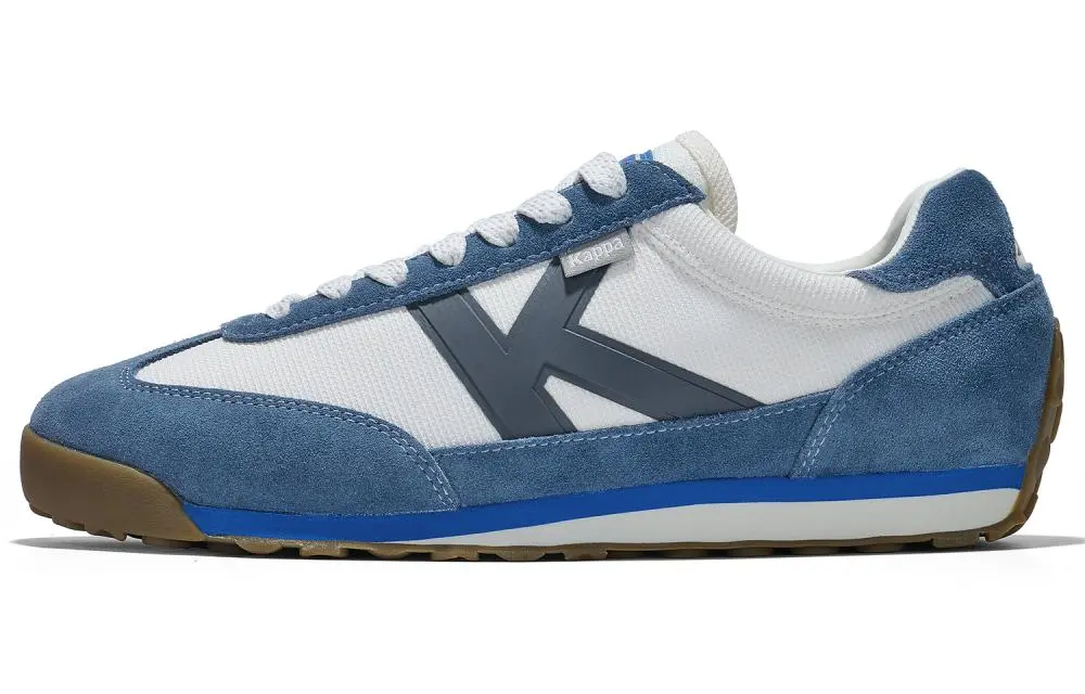 Kappa Anti-Slip Wear-Resistant Low-Top Running Shoes Unisex Blue White