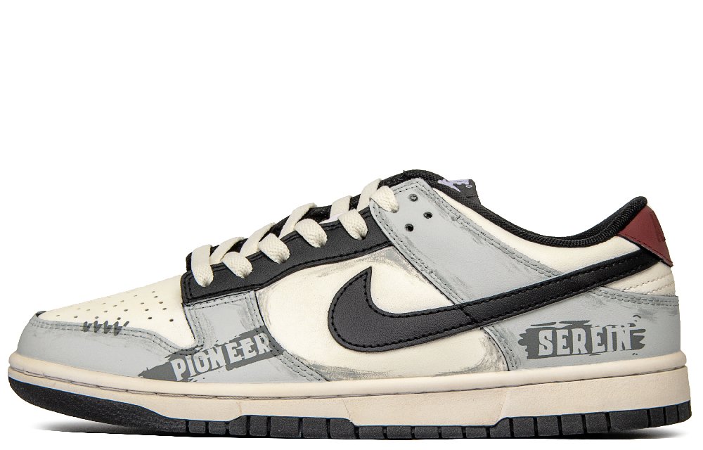 Nike Dunk Hobo Planets Anti Slip Wear Resistant Low Top Skateboard Shoes Unisex Gray