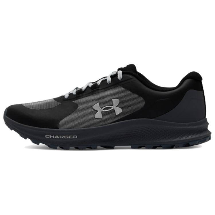 Under Armour Charged Bandit Trail 3 Abrasion Resistant Breathable Low Top Casual Running Shoes Men's Black