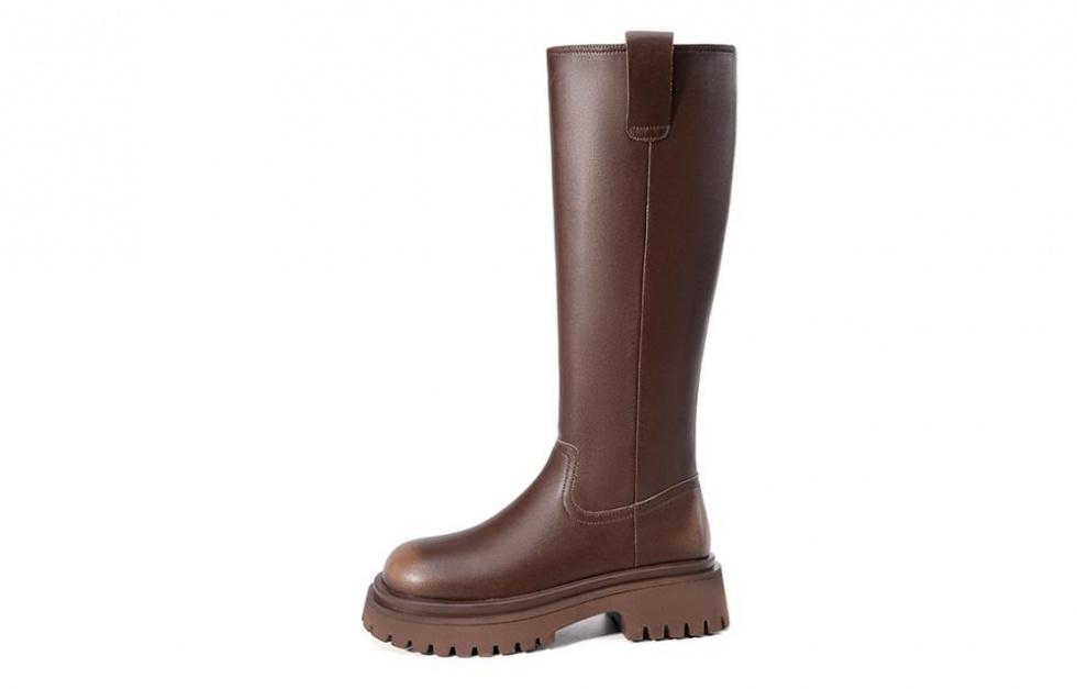 EBLAN Knee-high Boots Women's Brown