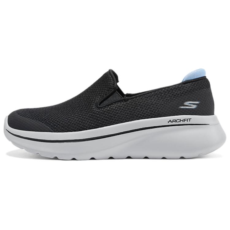 Skechers Sports Collection Abrasion Resistant Breathable Low Top Casual Shoes Women's Black Blue купить в интернет-магазине Yoocart с быстрой доставкой по России.