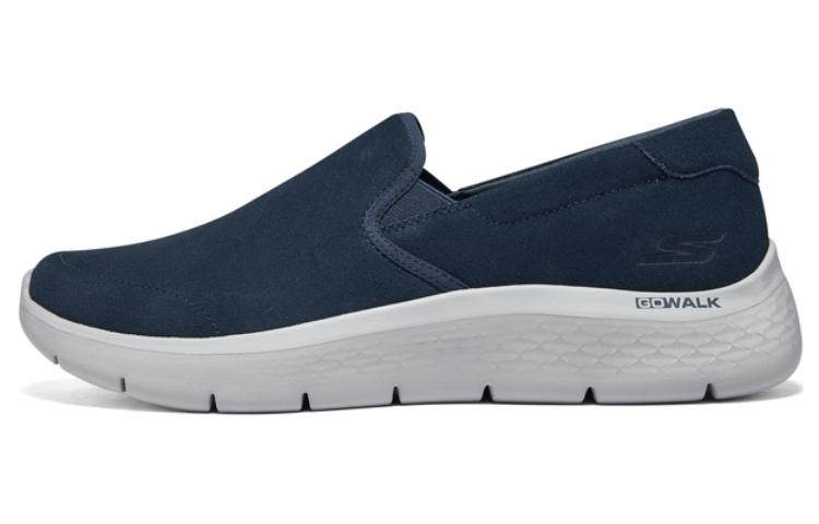 Skechers Go Walk Fle Cushioning, Wear Resistant Low Top Casual Shoes Men's Marine Blue