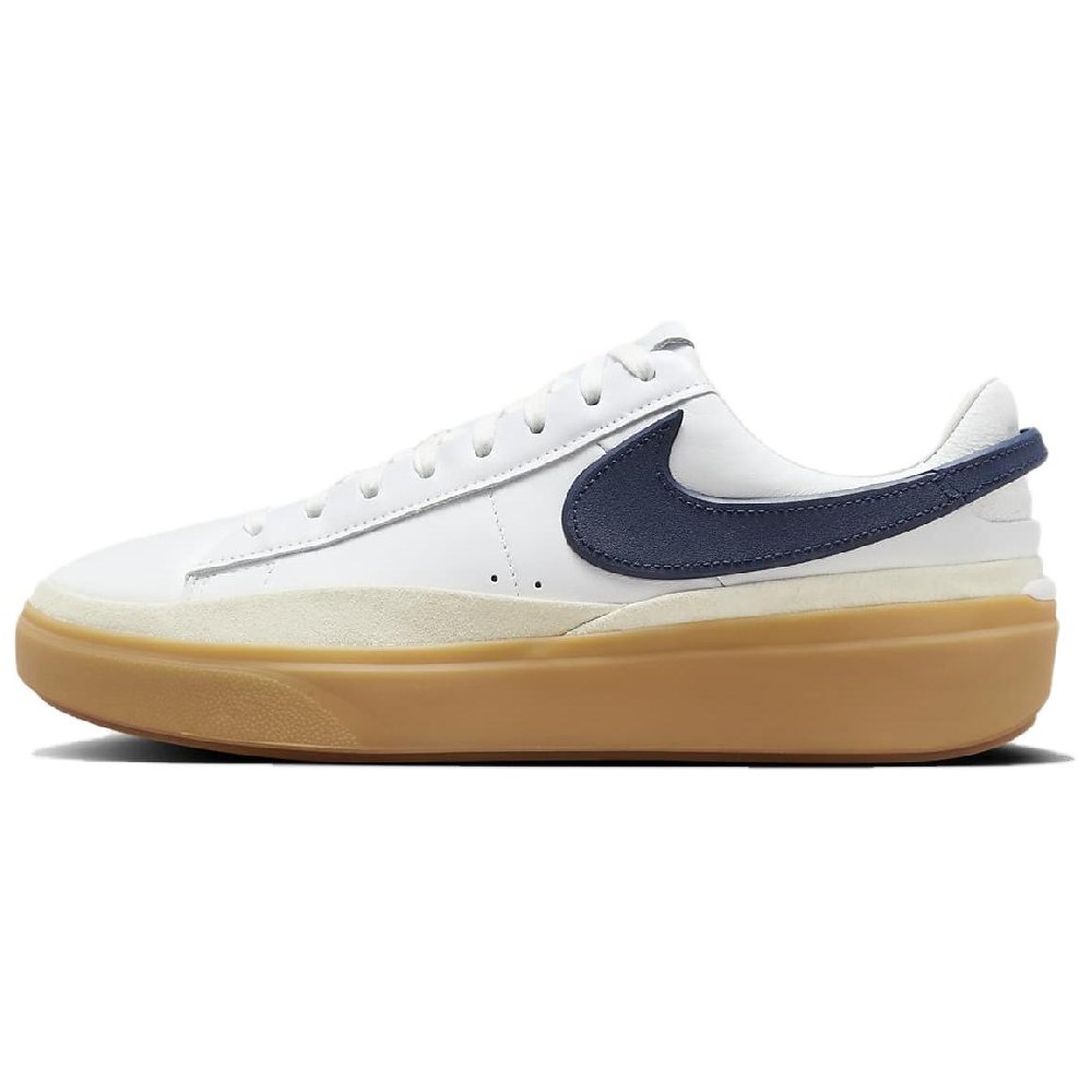 Nike Blazer Phantom Low White Summit White Gum Yellow Midnight Navy