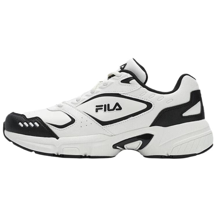FILA DECIMUS Abrasion Resistant Low Top Casual Shoes Women's Snow Black