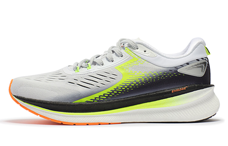 361° Centauri SE Shock Absorbers Slip Resistant, Abrasion Resistant, Breathable Low Top Running Shoes Men's White Black