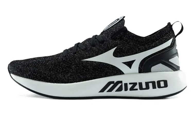 Mizuno Pi Knit Low top 'Black White'