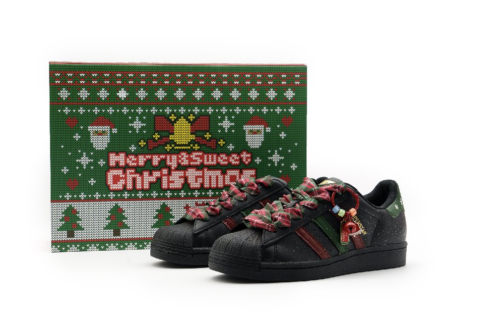 Adidas Originals SUPERSTAR Anti-Slip Wear-Resistant Low-Top Skateboard Shoes Unisex Black