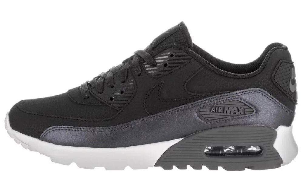 Nike Air Max 90 Cushioning Low Top Casual Shoes Women's Black