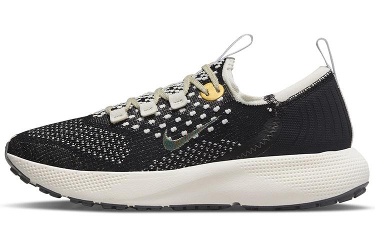 Nike React Escape Run Flyknit 'Black Metallic Vivid Gold' Women's