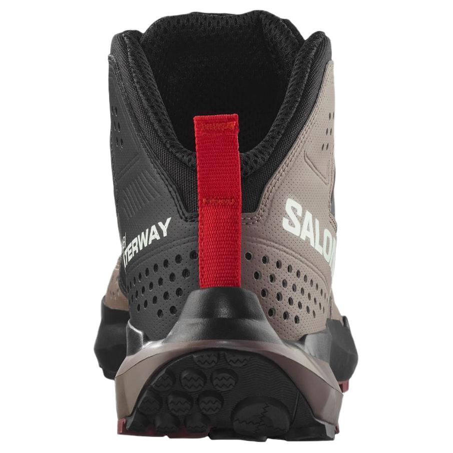 SALOMON S/LAB Waterway Anti Slip Wear Resistant Mid Top Hiking Shoes Unisex Black купить в интернет-магазине Yoocart с быстрой доставкой по России.