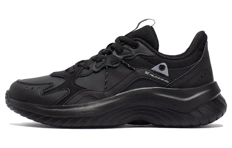 361° Shock Absorbers Slip Resistant Breathable Low top Running Shoes Women's Obsidian Black