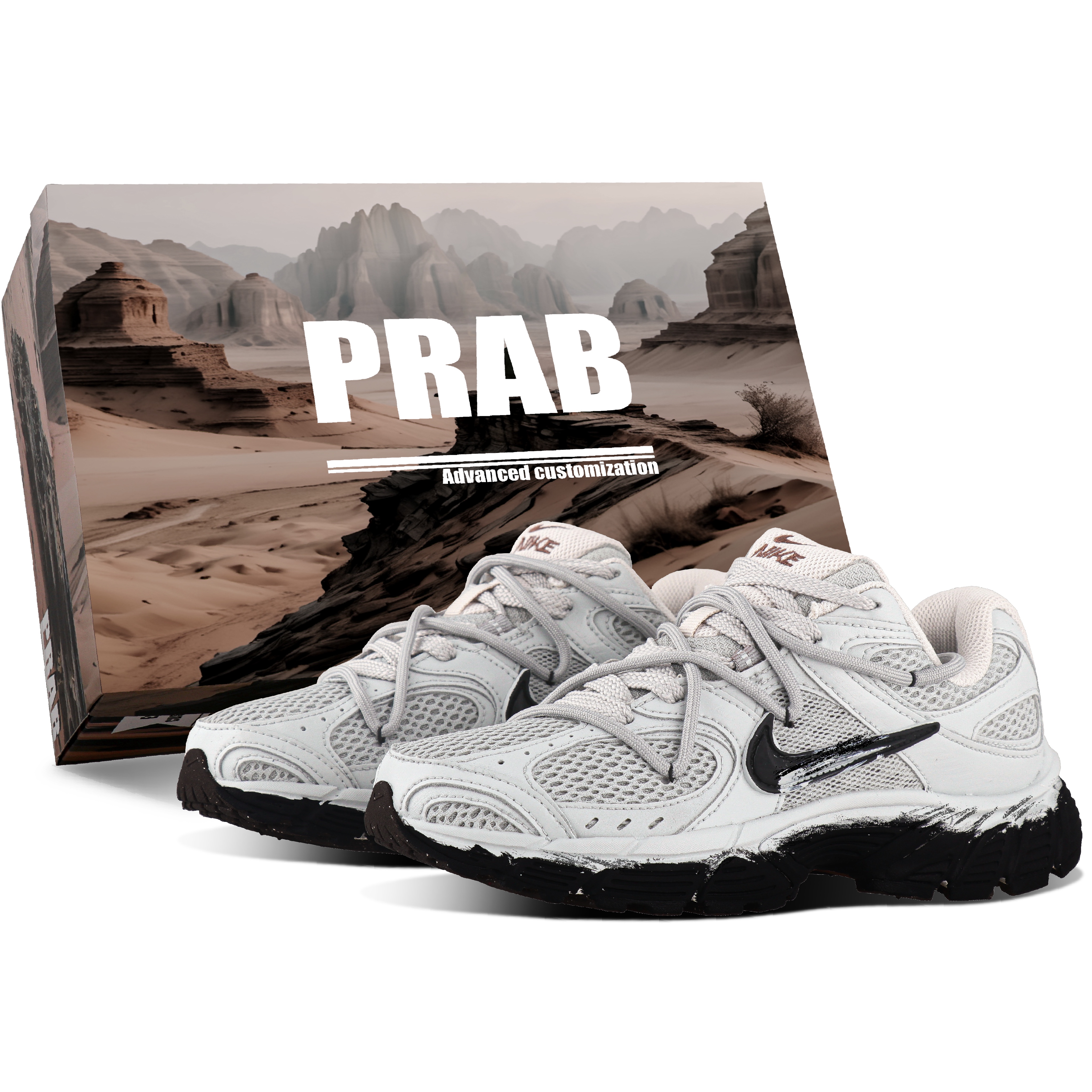 Nike V5 RNR Abrasion Resistant Breathable Low top Running Shoes Women's Premium Gray