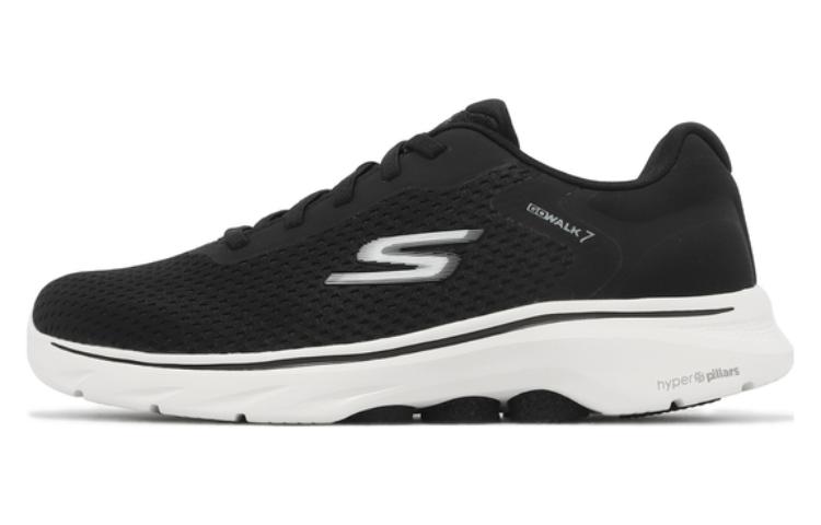 Skechers GO WALK 7 Durable Breathable Low-Top Casual Shoes Men's Black