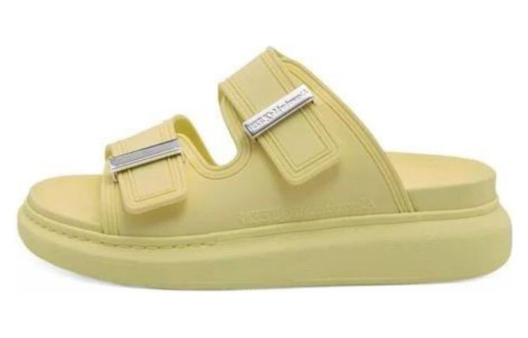 Alexander McQueen Hybrid Slide Slippers Women's Yellow