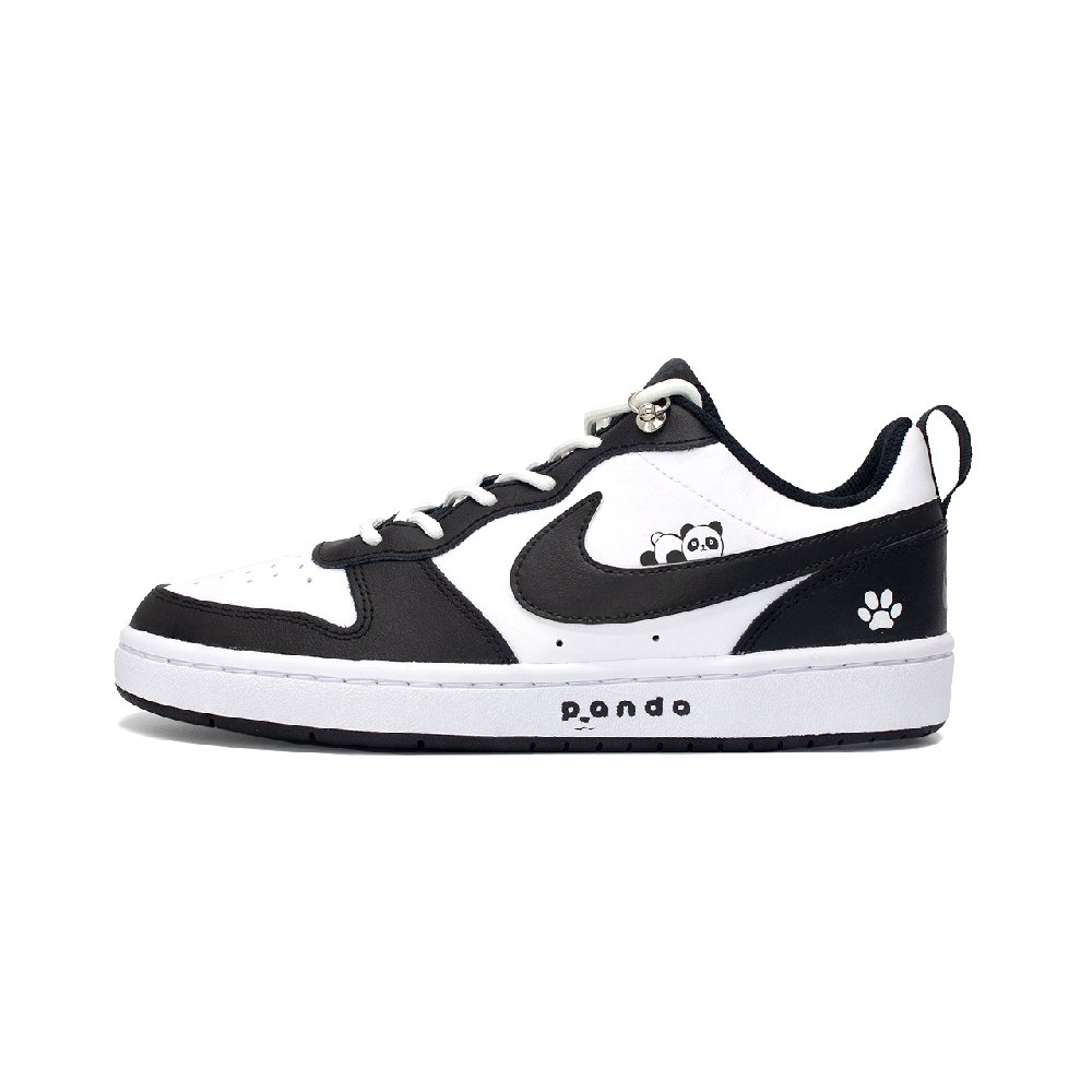 Nike Court Borough Skateboard Shoes Women's Low top Black/White