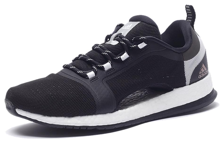 Adidas Pureboost X Cushioning Abrasion Resistant Support Low Top Running Shoes Women's Black White купить в интернет-магазине Yoocart с быстрой доставкой по России.