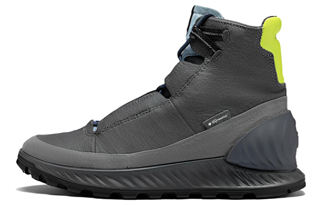 Ecco Thermal Ankle Length Outdoor Boots Men's Gray