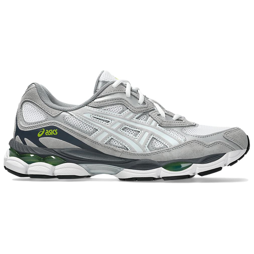 ASICS GEL NYC Rubber Running Shoes Men's Gray White