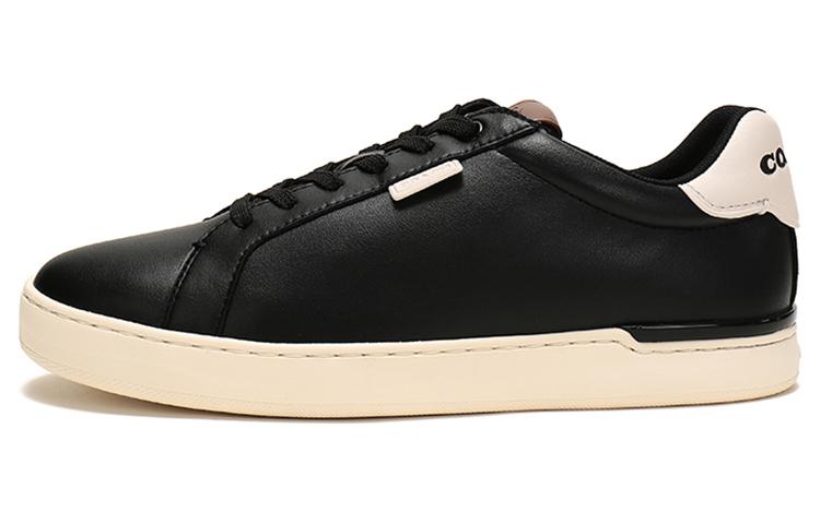 COACH CitySole Skateboard Shoes Men Low-Top Black White