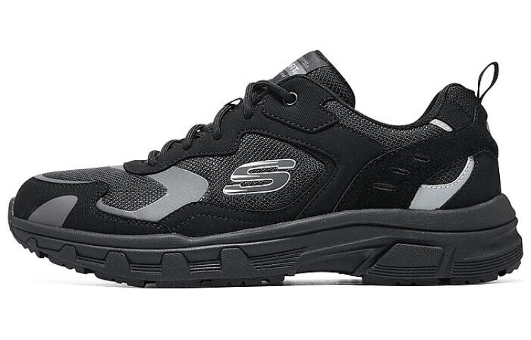 Skechers Go Walk Fle Breathable Lightweight Rebound Low-Top Casual Shoes Men's Black