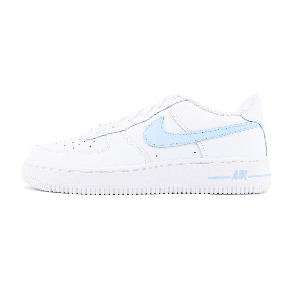 Nike Air Force 1 Low Top Skateboard Shoes Unisex White Blue