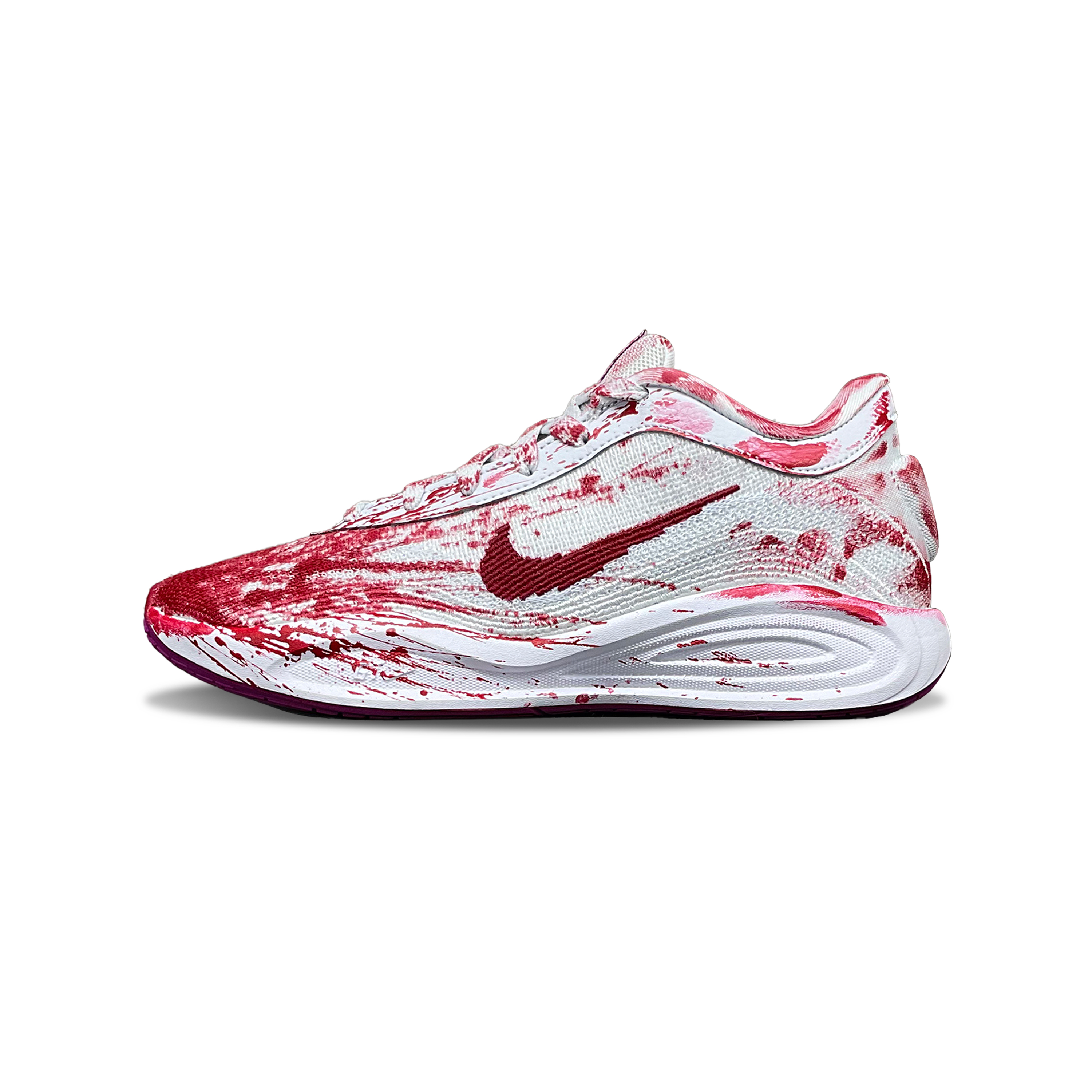 Nike GT Hustle Academy Tower Rabbit Coexistence Cushioning, Wear Resistant Low top Basketball Shoes Unisex Red