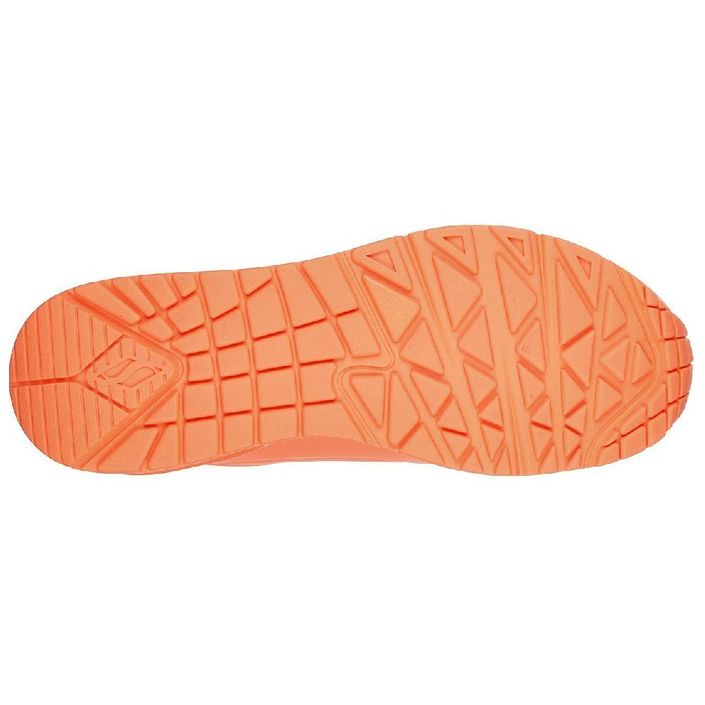 Skechers Uno Low Top Running Shoes Women's Orange